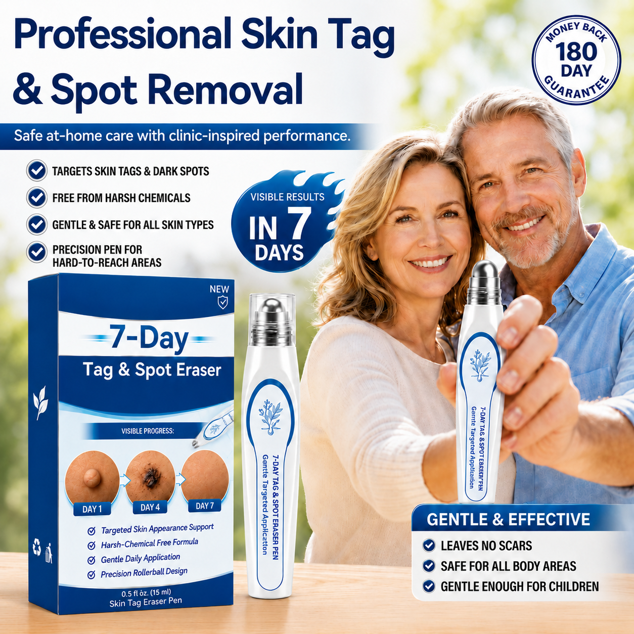 Nuvessie Painless & Scar-Free Advanced Imperfection Removal Rollerball Pen