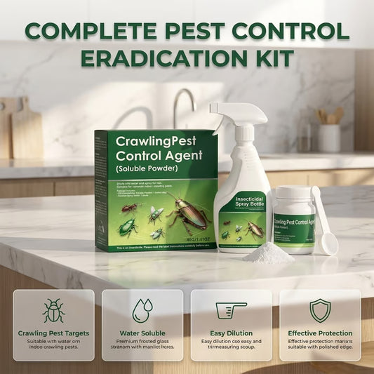 🏆#1 Best Seller: Complete Pest Control Insecticide Spray Powder Kit