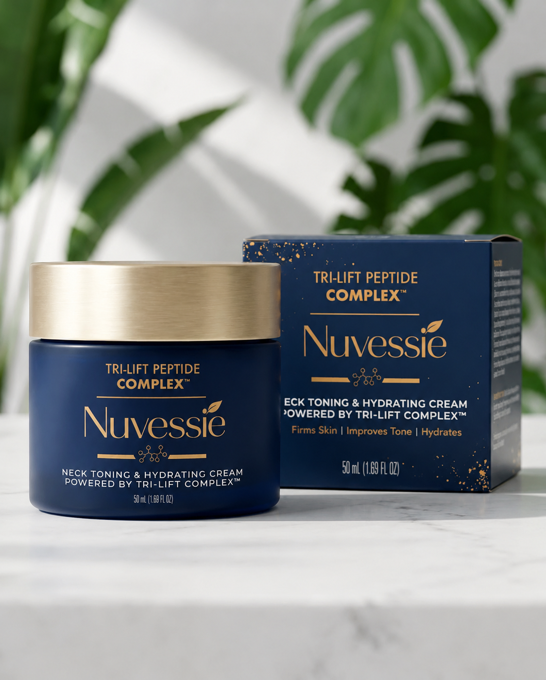 Nuvessie Tri-Lift Peptide Cream™ Toxin for Visibly Firmer, smoother, And More Radiant Skin- Anywhere lt Ages