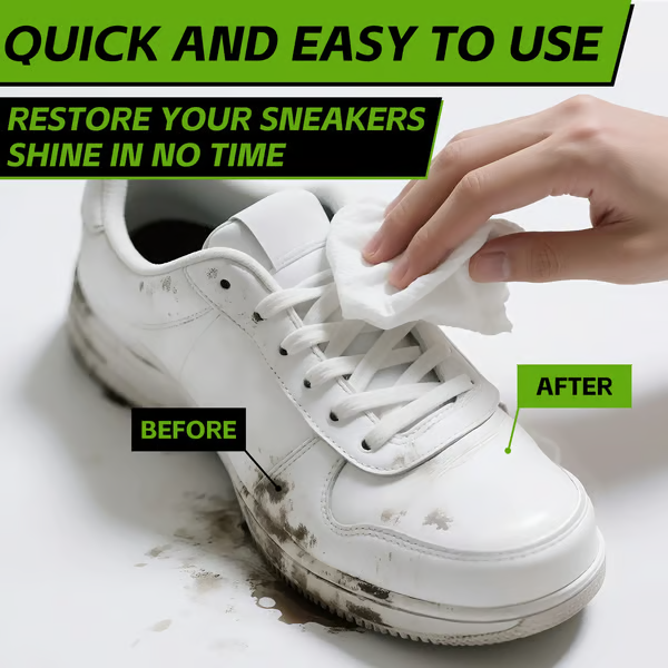 Nuvessie Shoe Care Kit (1 set): Shoe cleaning and care kit including dry cleaner, stain removal wipes, basketball shoe cleaner, and dedicated brushes