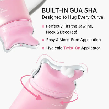 Nuvessie Collagen Gua Sha Neck Wrinkle Cream A 5-Minute Gua Sha Ritual for a Firmer, Smoother Neck