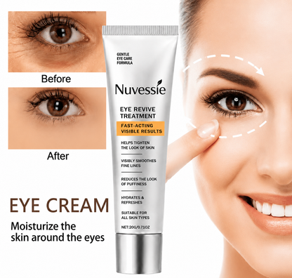 Nuvessie Instant Eye Tightener – Visible Smoothing in 90 Seconds