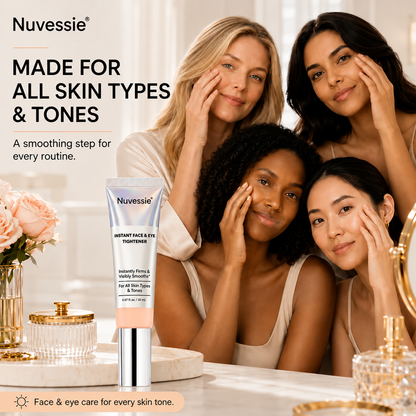 Nuvessie Instant Face Tightener – Visible Smoothing in 60 Seconds, Progressive Results in 18 Days