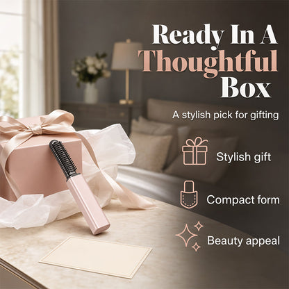 Portable Wireless Mini Hair Styler with Comb – More Volume & A Naturally Full Look